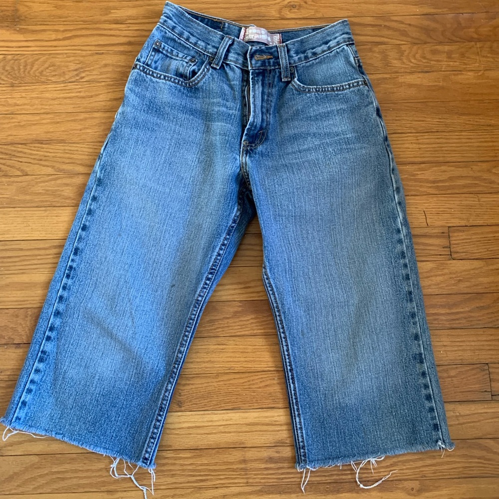 Levis 569 Denim Cut Off Capri 12 Regular